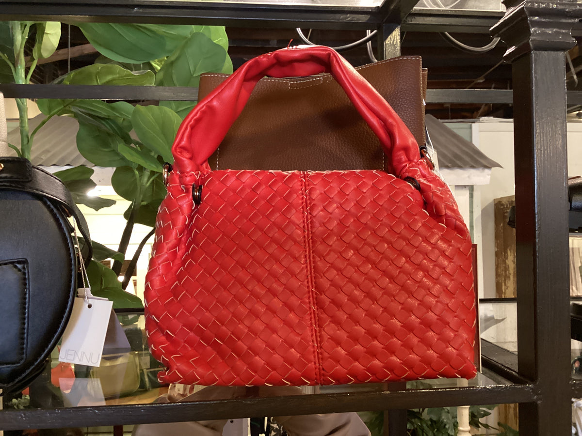 Charity Red Crossbody Bag