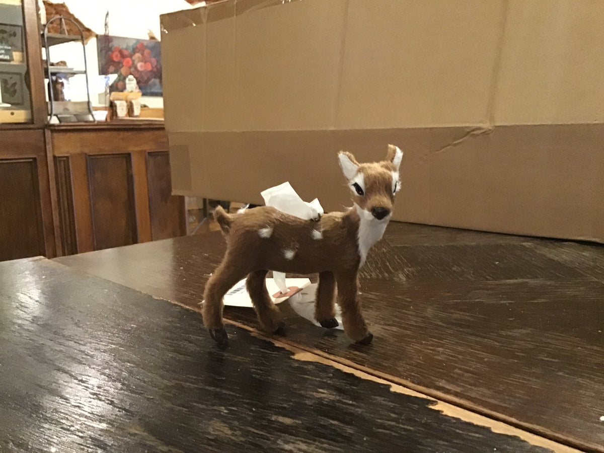 5" Furry Fawn Deer Ornament