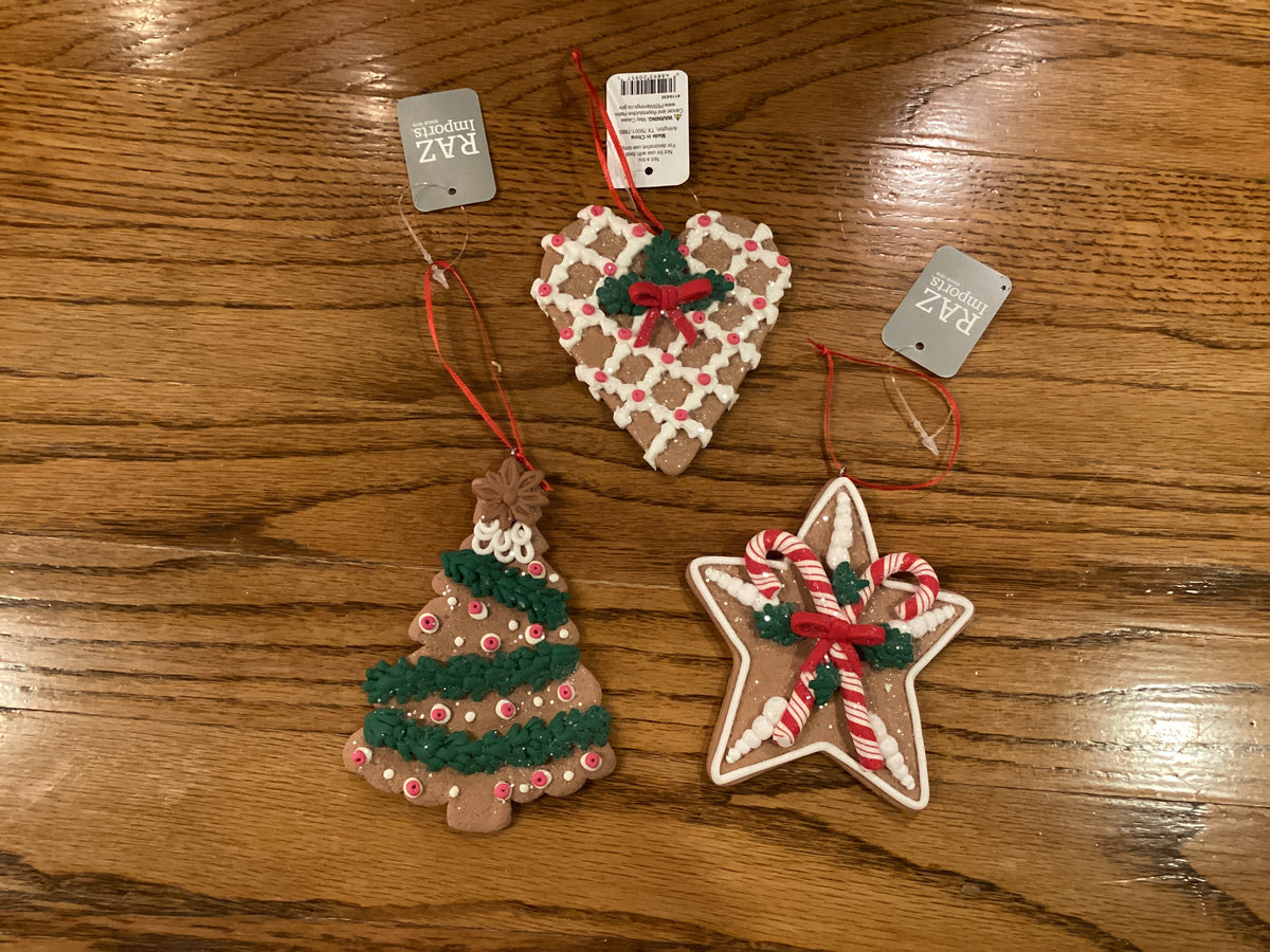 5" Holiday Gingerbread Ornament