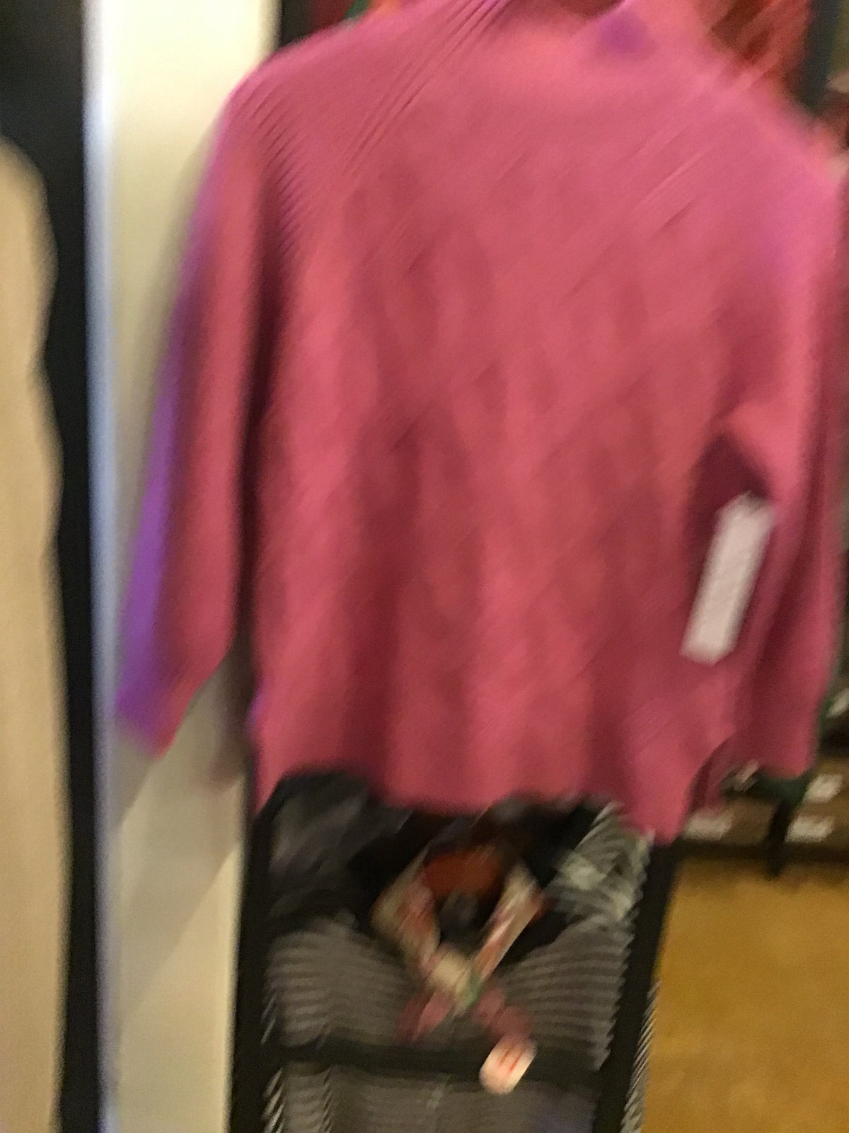 Cameo Pink Mock Neck Long Sleeve Sweater
