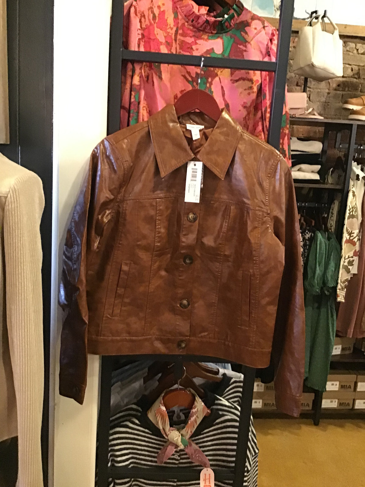 Ginger Spice Button Front Jacket