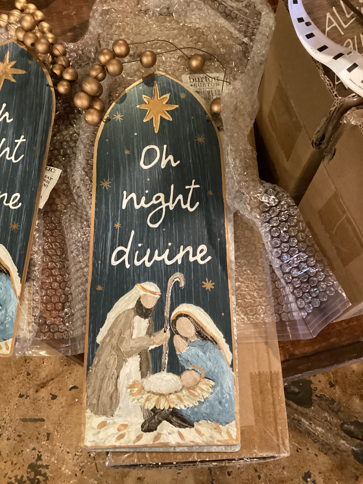 Wall Hanging Tin Arch Holy Family