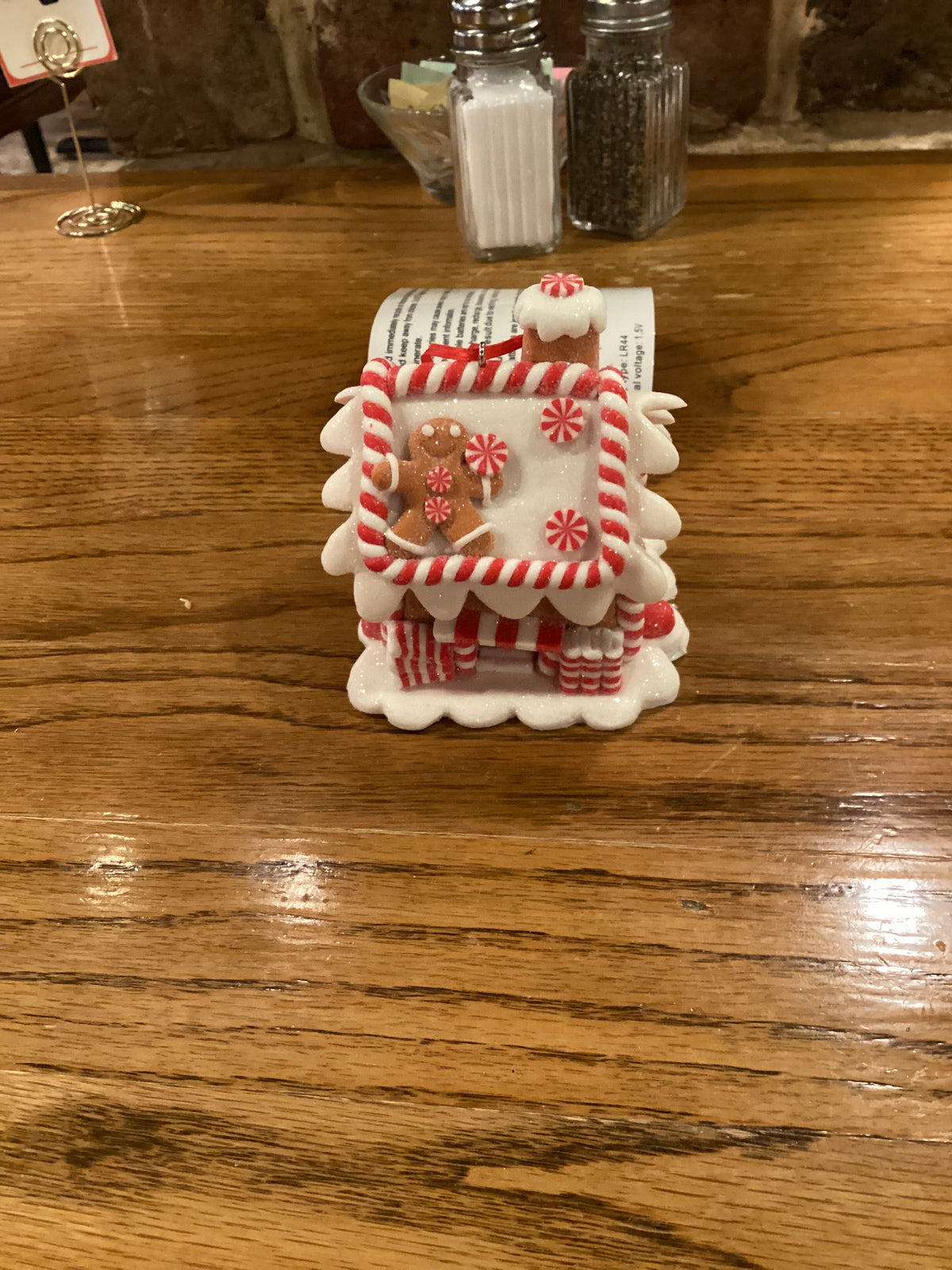 3.25 Lighted Gingerbread House Ornament