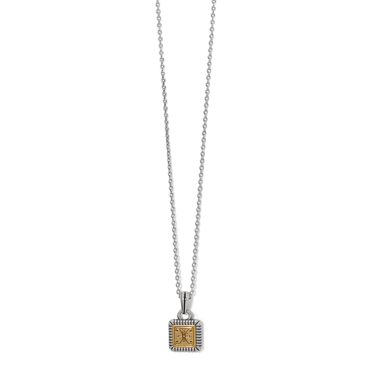 Mosaic Two Tone Mini Tile Necklace