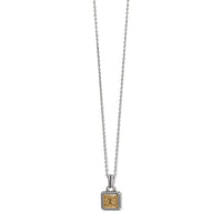 Mosaic Two Tone Mini Tile Necklace