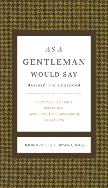 as a gentleman would say book
